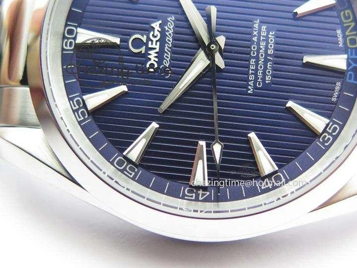 0428 Aqua Terra ‘PyeongChang 2018’ V6F Best Edition Blue Dial On SS Bracelet A UrbanChic 8251